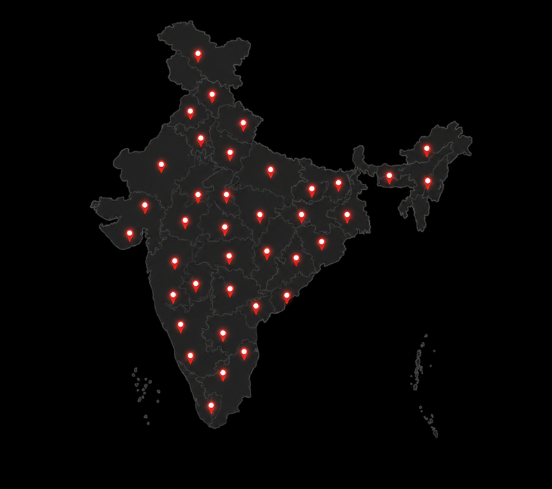WTF Gym locations across India