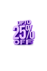 UP TO 25% OFF
