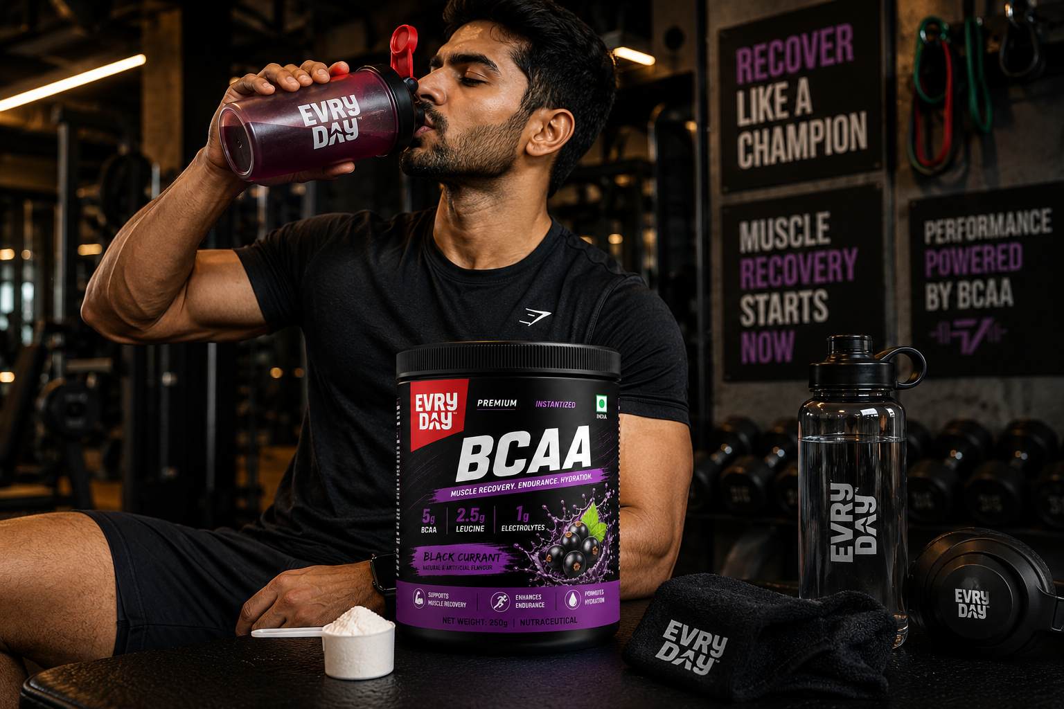 EVRYDAY BCAA - Black Currant