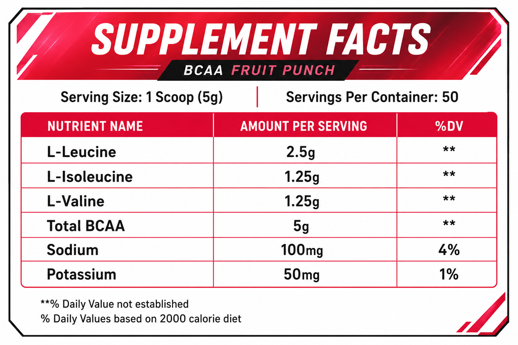 EVRYDAY BCAA - Fruit punch