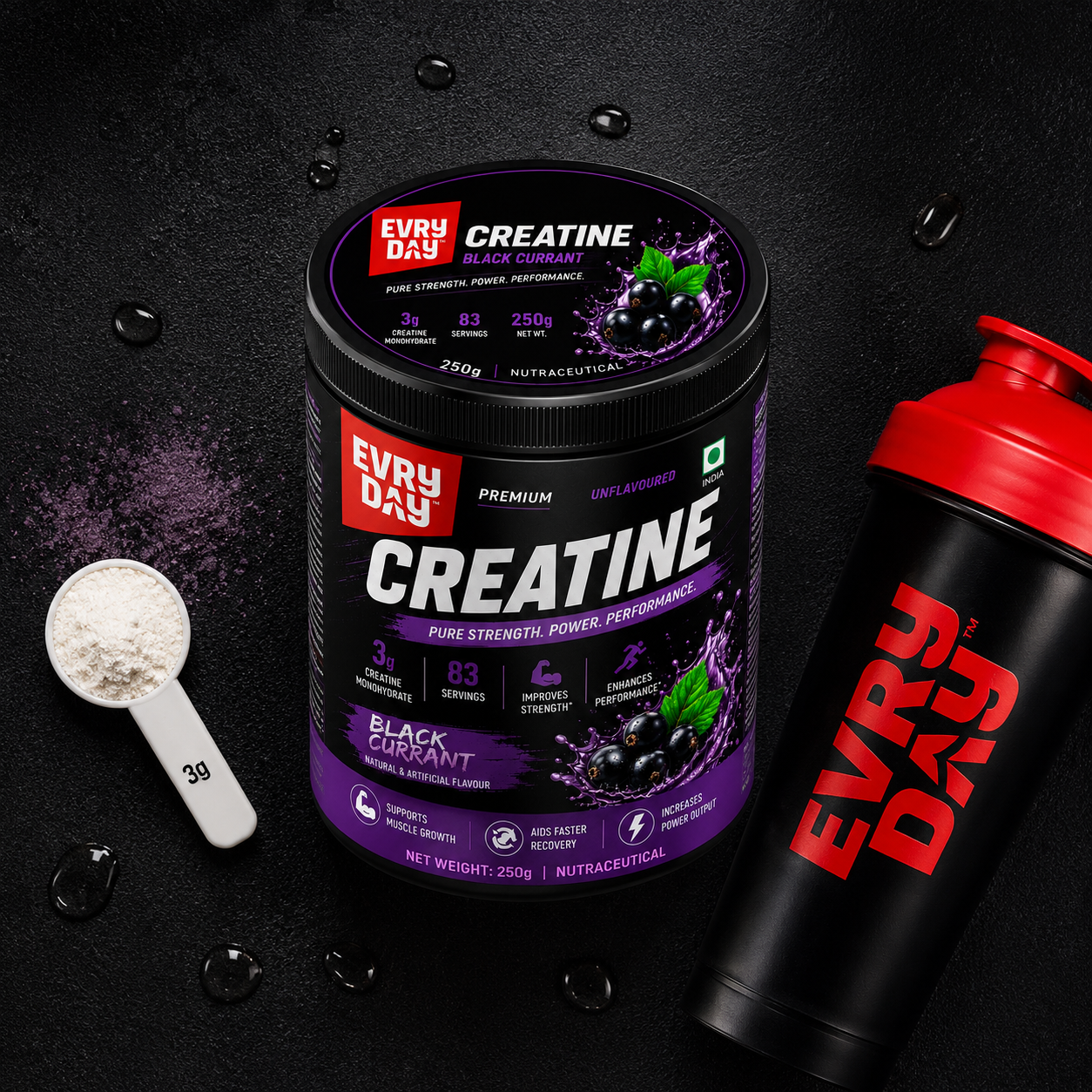 EVRYDAY Creatine - Black Currant