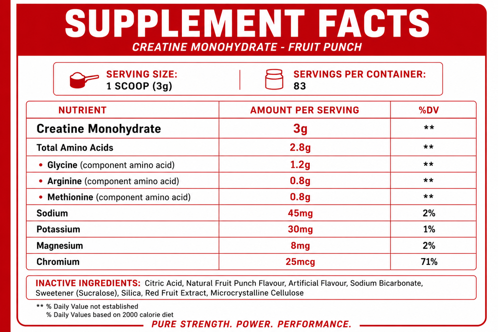 EVRYDAY Creatine - Fruit punch