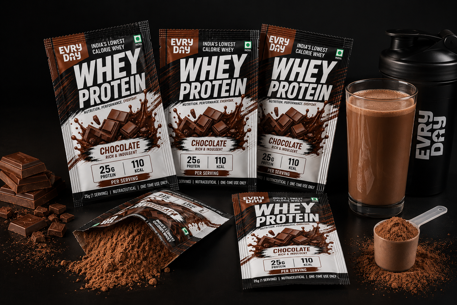 EVRYDAY Whey Protein - Chocolate Sachet