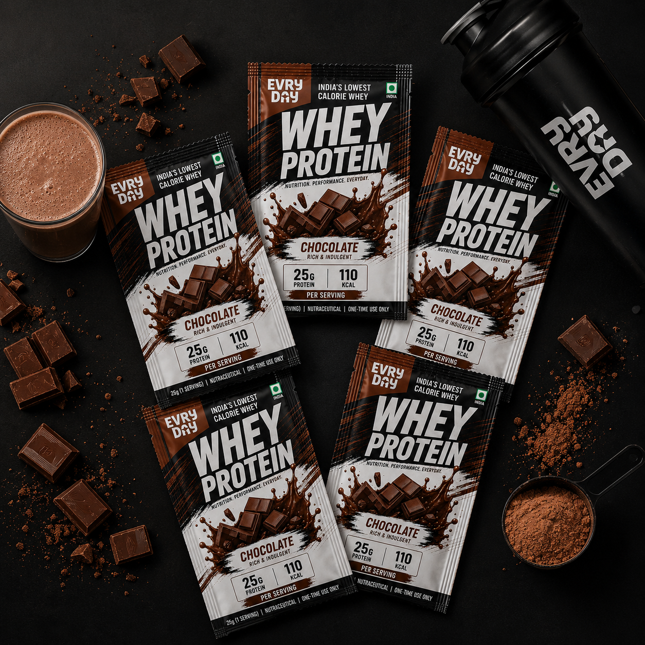 EVRYDAY Whey Protein - Chocolate Sachet