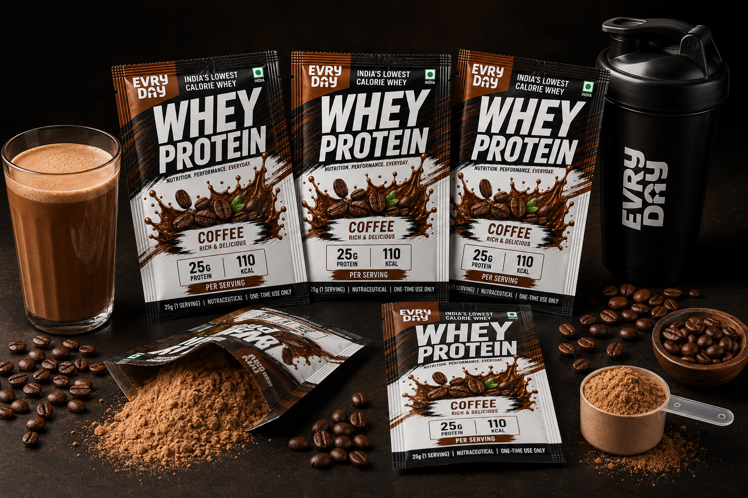 EVRYDAY Whey Protein - Coffee Sachet