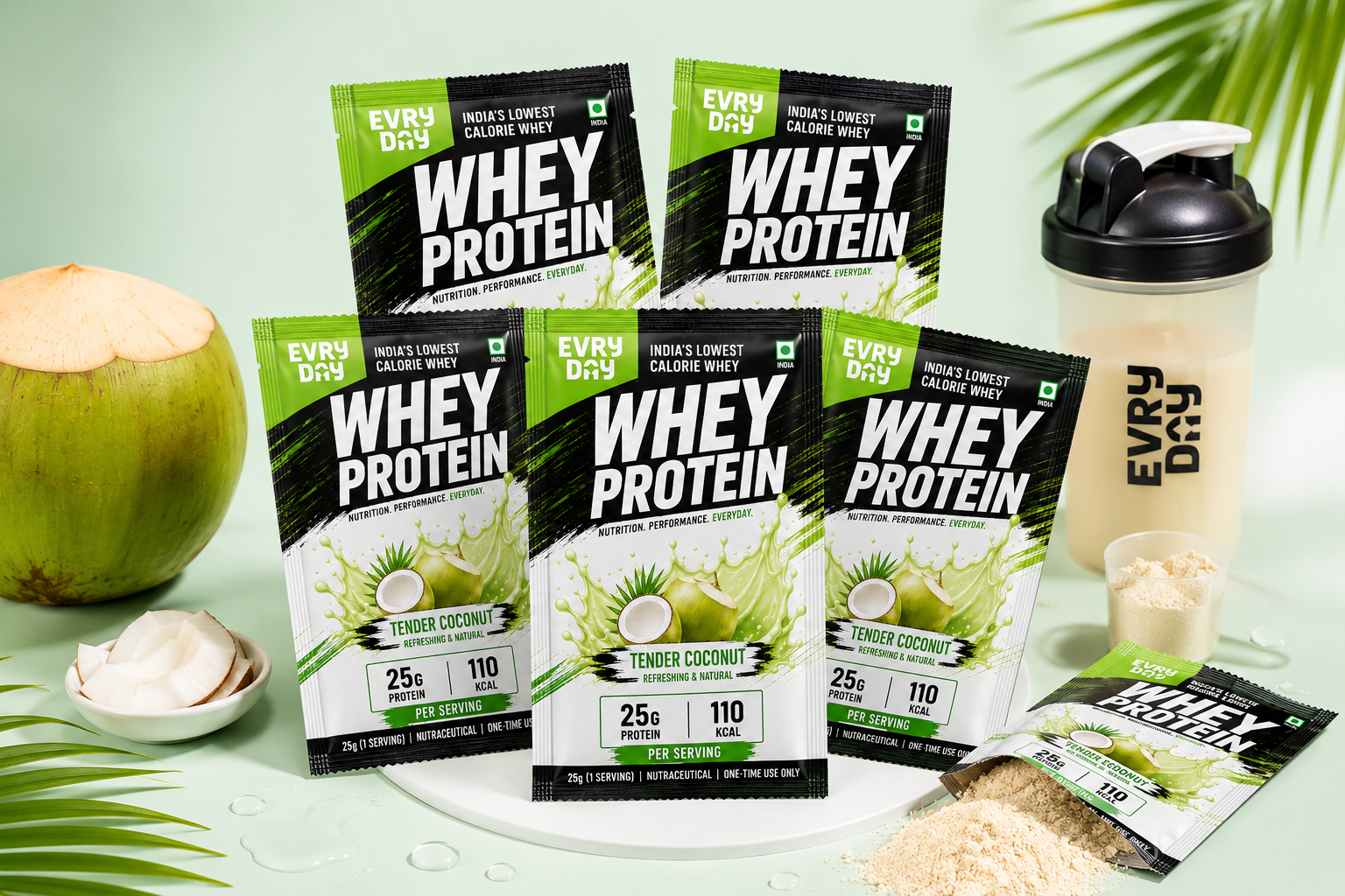 EVRYDAY Whey Protein - Tender Coconut Sachet