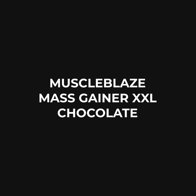 MuscleBlaze Mass Gainer XXL Chocolate placeholder