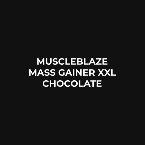 MuscleBlaze Mass Gainer XXL Chocolate placeholder