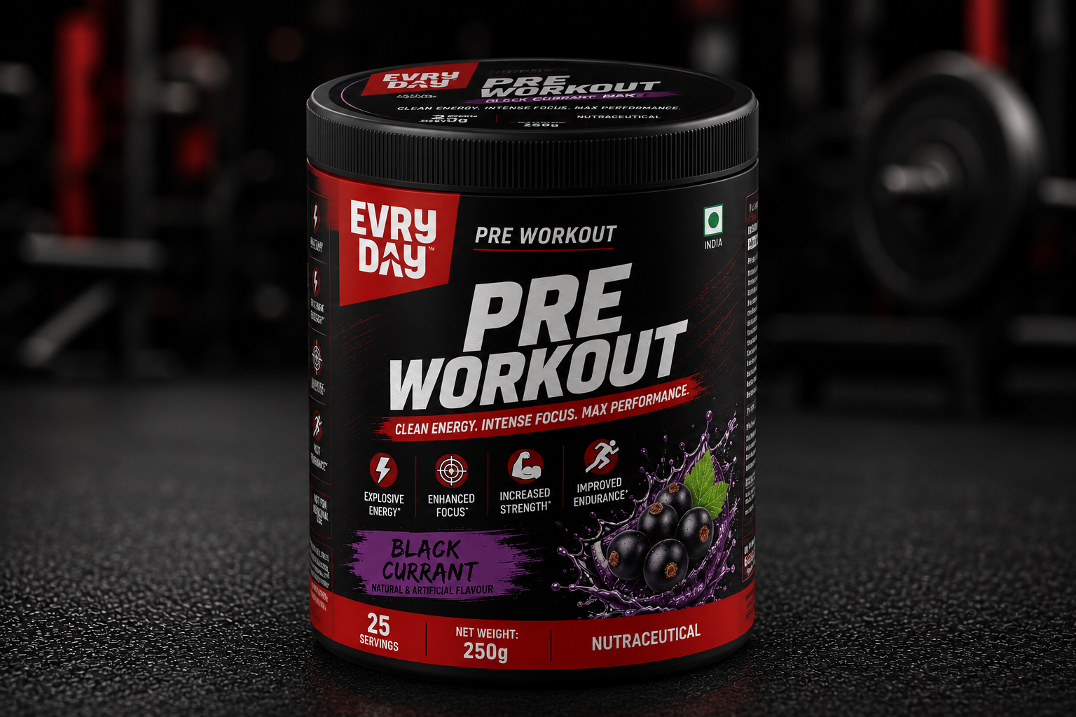 EVRYDAY Pre-Workout - Black Currant