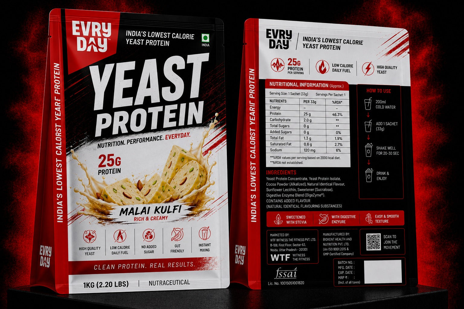 EVRYDAY Yeast Protein - Malai Kulfi